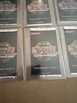 YuGiOh! TCG Tournament Pack Season 5 2004 TP5 Factory Sealed Lot of 8 Packs - Image 5