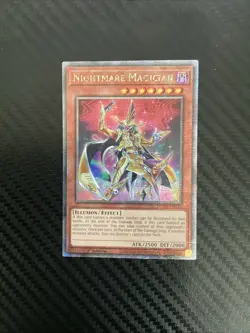 Yugioh | Nightmare Magician | DUNE | Quarter Century Rare | 1st Edition | NM - Image 1