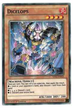 Dicelops SHVI EN043 - YuGiOh Card - Common - 1ST EDITION - Image 1