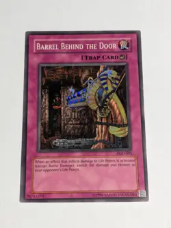 Yugioh Barrel Behind the Door PGD-095 Super Rare Unlimited NM - Image 1