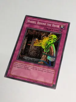 Yugioh Barrel Behind the Door PGD-095 Super Rare Unlimited NM - Image 3