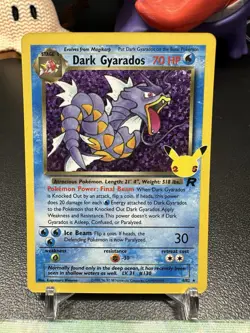 Dark Gyarados 8/82 Celebrations 25th Anniversary NM Holo Foil Rare Pokemon Card - Image 1