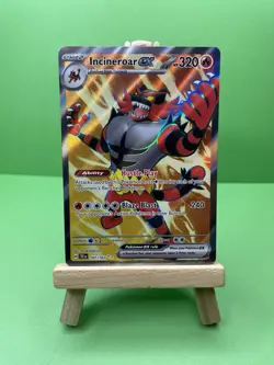 Pokemon TCG Incineroar EX Full Art Holo Card 187/162 Temporal Forces Rare NM - Image 1