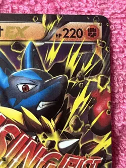 Pokemon Card M Lucario EX RR XY3 Furious Fists 053/096 Japanese - Image 3