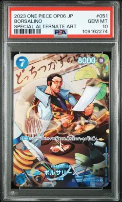PSA 10 Borsalino SR SP OP05-051 2023 ONE PIECE Card Japanese - Image 1