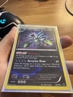 Pokemon 2012 Hydreigon Card 103/99 Next Destinies Secret Rare Shiny Holo - Image 1