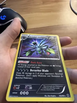 Pokemon 2012 Hydreigon Card 103/99 Next Destinies Secret Rare Shiny Holo - Image 2