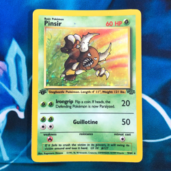 Pinsir - 9/64 - 1st Edition Holo Rare Jungle Set 1999 - Pokemon Card - HP - Image 1