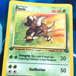 Pinsir - 9/64 - 1st Edition Holo Rare Jungle Set 1999 - Pokemon Card - HP - Image 2