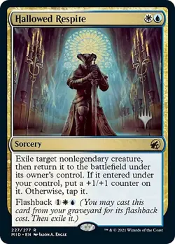 Hallowed Respite LP #227 Promo Pack: Innistrad: Midnight Hunt MTG - Image 1