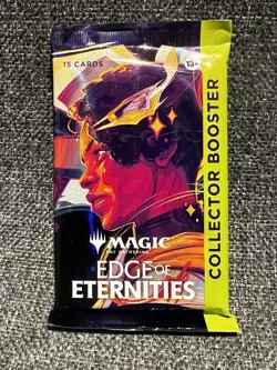 X1 MTG Edge Of Eternities Collector Booster Pack Sealed - Image 1