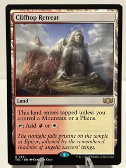 Clifftop Retreat 351 R Commander: Tarkir: Dragonstorm NM MTG - Image 1