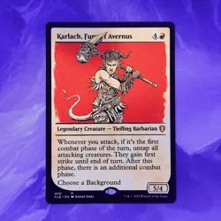 SHOWCASE Karlach Fury Of Avernus CLB 400 Commander Baldurs Gate MTG D&D - Image 1