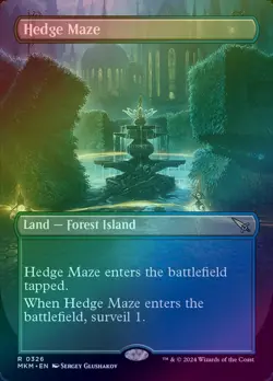 Hedge Maze - Foil Extended Art MKM LP MTG - Image 1