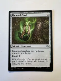 Haunted Cloak - MTG Shadows over Innistrad - NM - Image 1