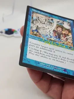 Miscalculation SIGNED YELLOW Jeff Laubenstein Urza's Legacy MTG Magic *CCGHouse* - Image 5