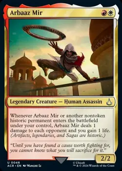1x Arbaaz Mir - Foil MTG Assassin's Creed NM Magic Foil - Image 1