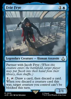 1x Evie Frye MTG Assassin's Creed NM Magic Regular - Image 1