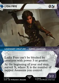 1x (149) Lydia Frye - FOIL - SHOWCASE MTG Assassin's Creed NM Magic Foil - Image 1