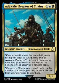 1x Adewale, Breaker of Chains MTG Assassin's Creed NM Magic Regular - Image 1
