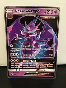 Naganadel GX SM125 Holo Pokemon Black Star Promo - Image 1
