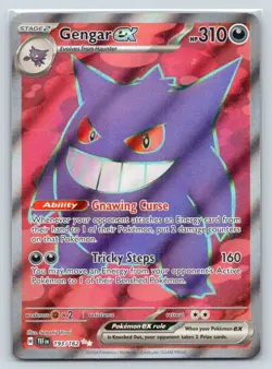 Gengar ex 193/162 NM+ - Pokemon SV05: Temporal Forces (0591) - Image 1