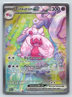 Tinkaton ex 262/193 NM+ - Pokemon SV02: Paldea Evolved (0526) - Image 1