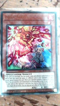 YUGIOH BLTR-EN038 Mira Match Ultra Rare 1st Edition NM - Image 1