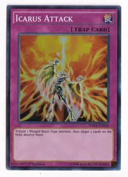 Icarus Attack WIRA-EN058 Wing Raiders 1st Edition LP Yugioh - Image 1