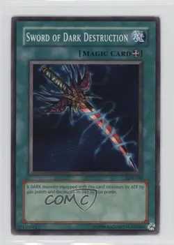 Sword of Dark Destruction Unlimited YuGiOh Starter Deck Yugi #SDY-020 2002 READ - Image 1