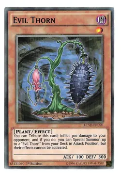 Evil Thorn LC5D EN090 - YuGiOh Card - Common - 1ST EDITION - Image 2