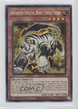 Advanced Crystal Beast Topaz Tiger 1st Ed. YuGiOh Battles of Legends: Revenge - Image 1