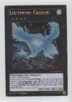 Lightning Chidori 1st Ed. YuGiOh Premium Gold: Infinite Gold #PGL3-EN070 - Image 1