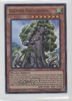 Sylvan Sagequoia 1st Ed. YuGiOh Mega-Tins Mega Pack #MP15-EN016 - Image 1