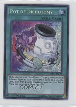 Pot of Dichotomy 1st Ed. YuGiOh Mega-Tins Mega Pack #MP14-EN172 - Image 1