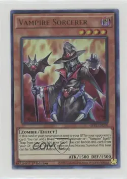 Vampire Sorcerer Ultra Rare 1st Ed. YuGiOh Ghosts From The Past: 2nd Haunting - Image 1