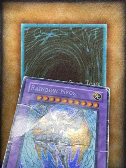 Yugioh Rainbow Neos PTDN-EN044 Secret Rare 1st Ed DAMAGED - Image 2