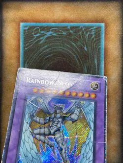 Yugioh Rainbow Neos PTDN-EN044 Secret Rare 1st Ed DAMAGED - Image 3