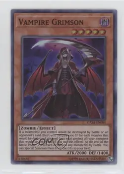 Vampire Grimson Unlimited YuGiOh Dark Saviors #DASA-EN004 - Image 1