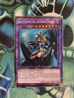 yugioh dark magician girl the dragon knight RA03-EN258 PLATINUM SECRET 1st Ed NM - Image 1