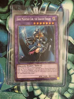 yugioh dark magician girl the dragon knight RA03-EN258 PLATINUM SECRET 1st Ed NM - Image 3