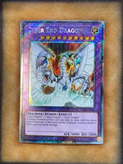Yugioh Cyber End Dragon RA03-EN156 Platinum Secret Rare 1st Ed NM - Image 1