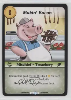 2018 Munchkin Collectible Card Game: Desolation of Blarg Makin' Bacon #120 - Image 1