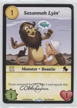 2018 Munchkin Collectible Card Game: Desolation of Blarg Savannah Lyin' #60 - Image 1
