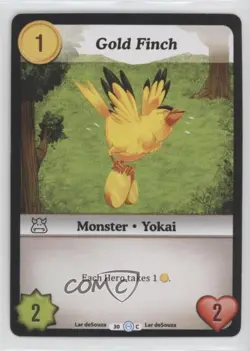 2018 Munchkin Collectible Card Game: Desolation of Blarg Gold Finch #30 - Image 1