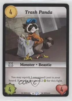 2018 Munchkin Collectible Card Game: Desolation of Blarg Trash Panda #25 - Image 1