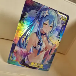 yukihana lamy - Hololive - Senpai GODDESS HAVEN 1 - holo UR card - god story - Image 4