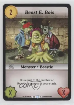 2018 Munchkin Collectible Card Game: Desolation of Blarg Beast E Bois #22 - Image 1