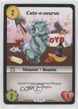 2018 Munchkin Collectible Card Game: Desolation of Blarg Cute-o-saurus #20 - Image 1
