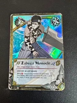 Naruto CCG Zabuza Momochi Holographic Rare Card #1407 - Shonen Jump 2002 Bandai - Image 1